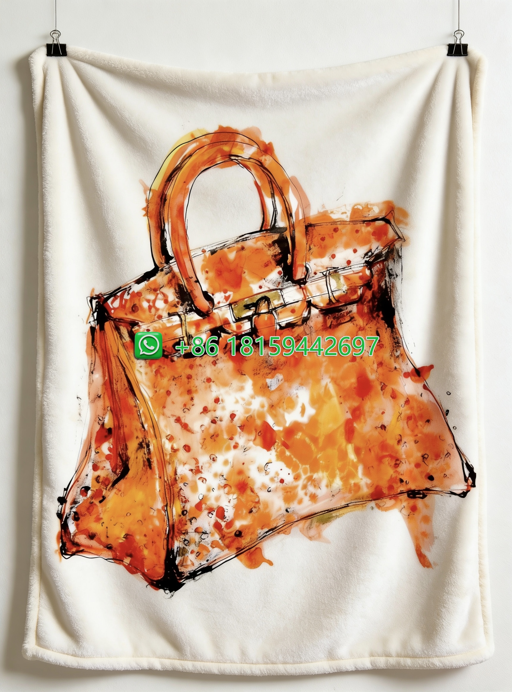 Hermes Throw Blankets
